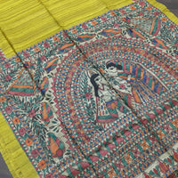 indiva-madhubani-hand-painted-yellow-ghicha-silk-saree-pallu.jpeg