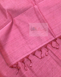 Indiva Mangalgiri cotton saree with running blouse piece