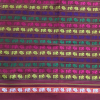 Indiva Khun Maroon Blouse Fabric