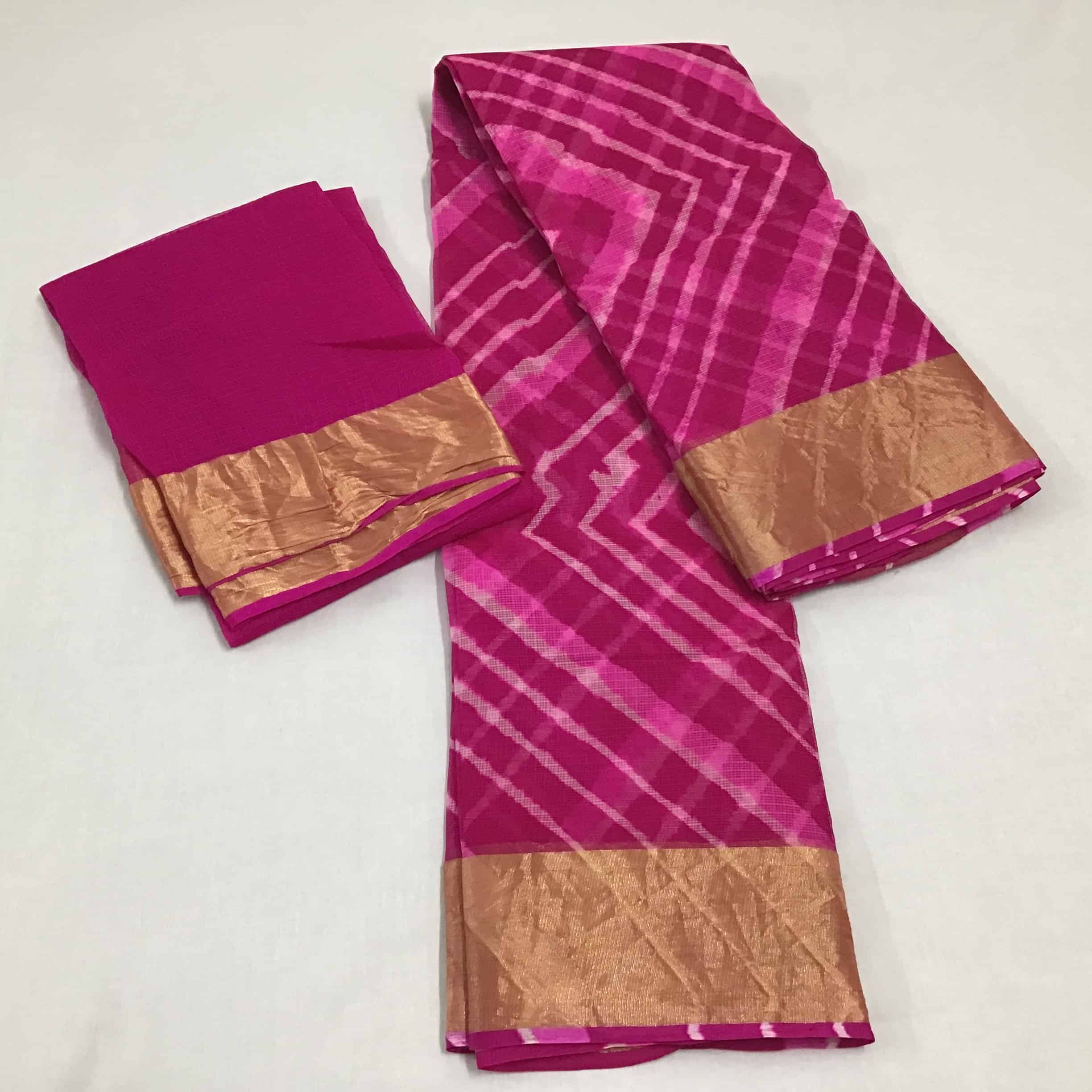 Lehariya Kota Cotton Saree 10040678 – Avishya.com