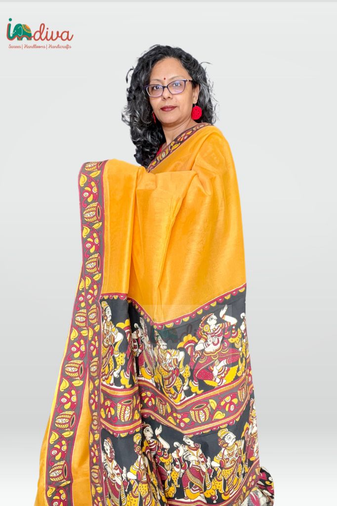 100834 Sambalpur Patchwork Saree