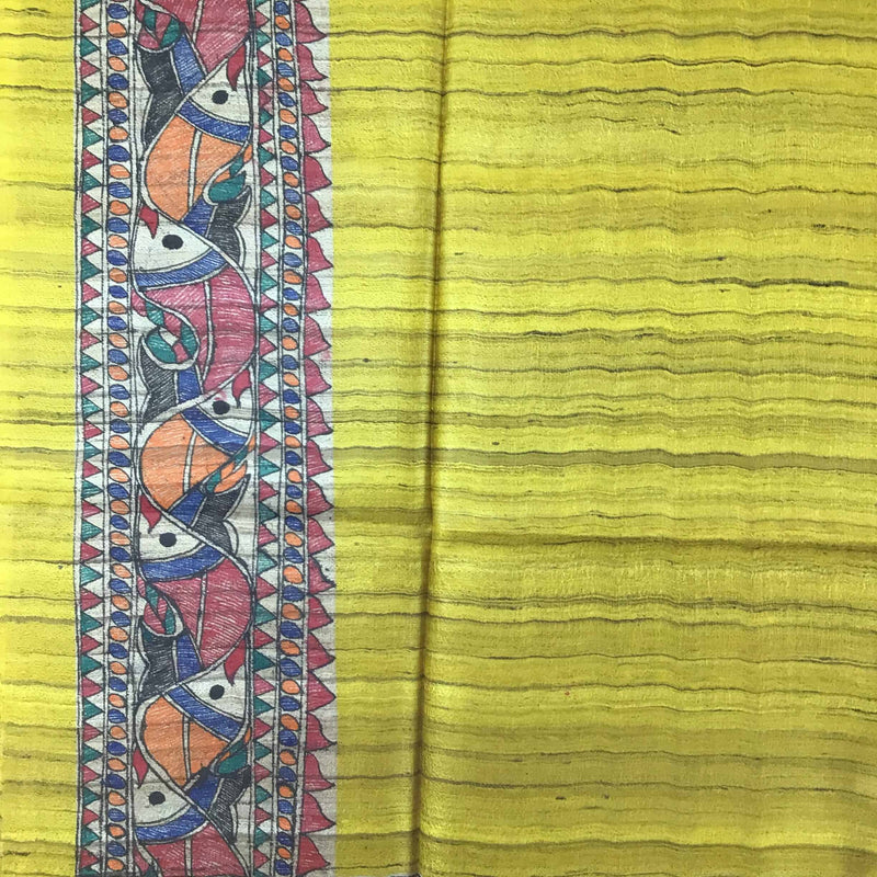 indiva-madhubani-hand-painted-yellow-ghicha-silk-saree-border.jpeg